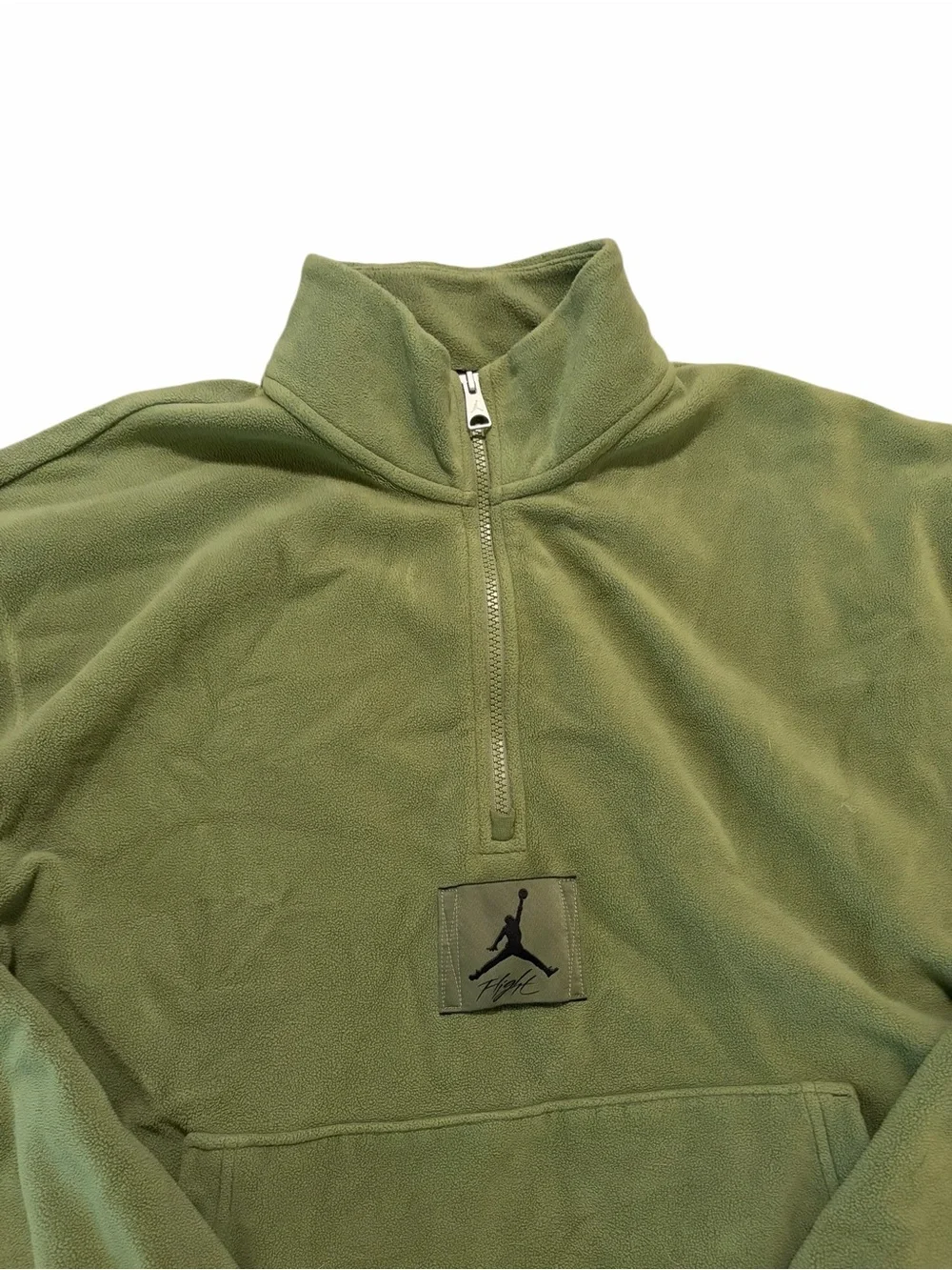 Jordan fleece mens L green sweatshirt
